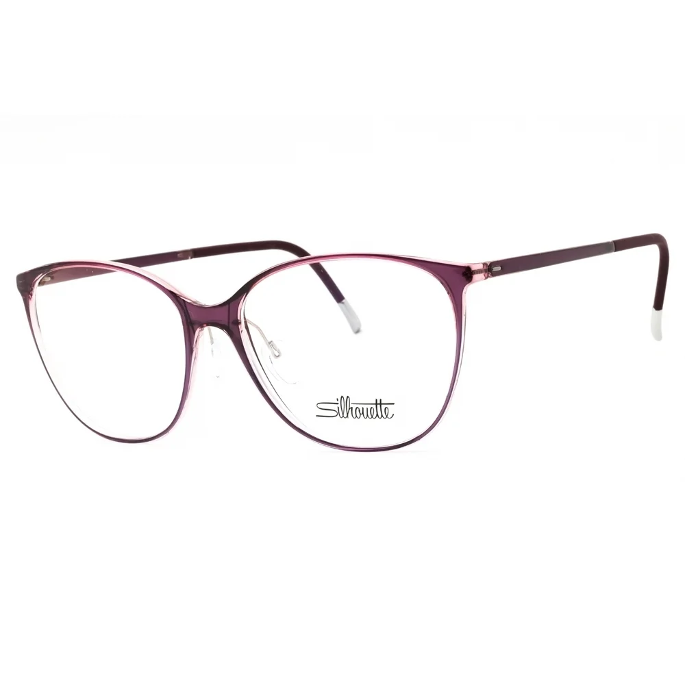 NWT Silhouette SPX Illusion Fullrim 1601/75 Rose W Cat Eye 54mm Eyeglasses